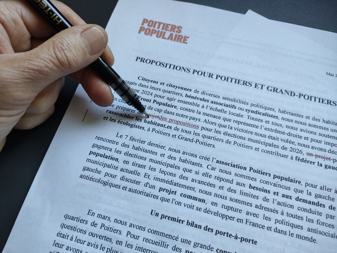 Nous sommes prêts pour un rassemblement à gauche ! Une semaine d’action de Poitiers populaire